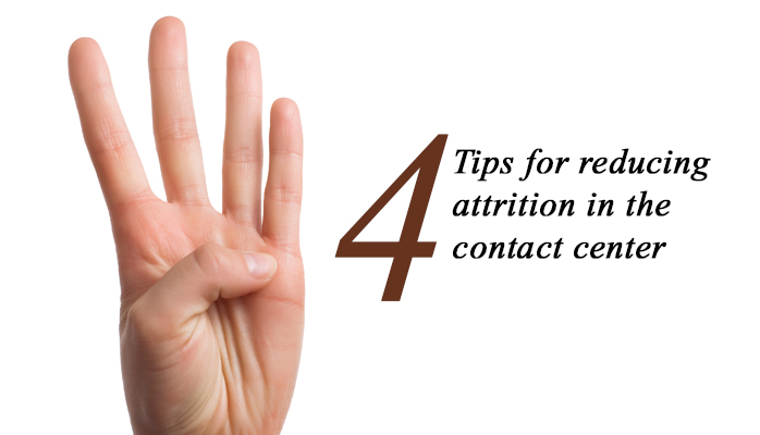 4 Tips for Reducing Attrition in the Contact Center