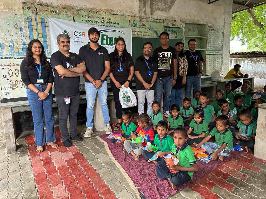 Team Gandhinagar - Visit to Rampura Primary School - Corporate Social Responsibilities