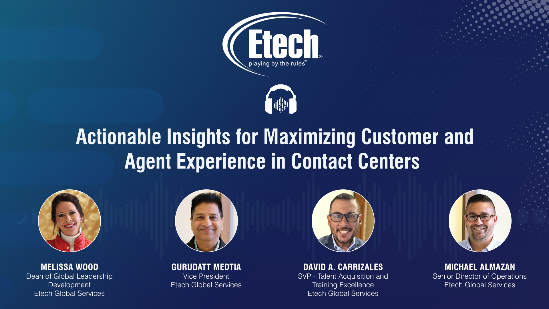 Actionable Insights for Maximizing Customer and Agent Experience in Contact Centers