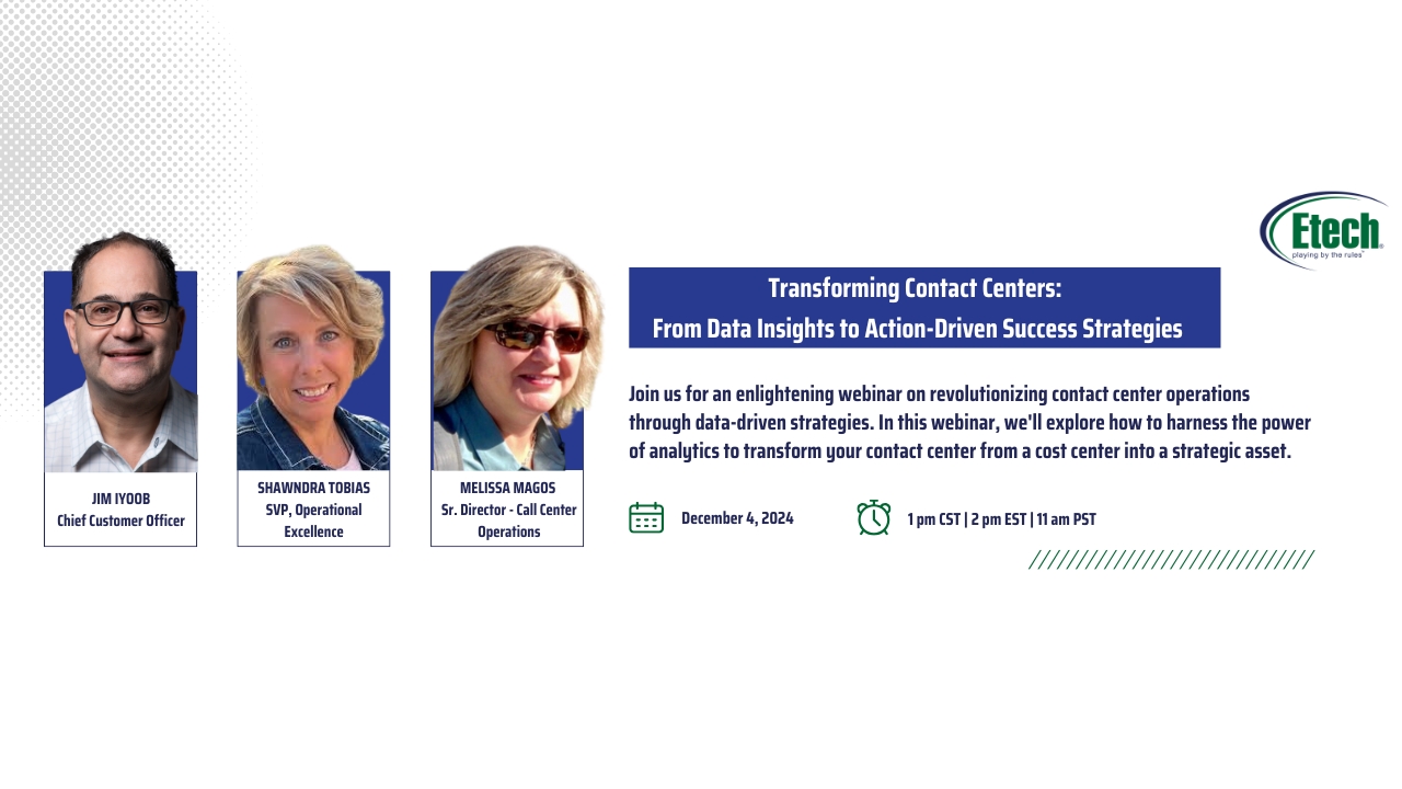 Webinar - LinkedIn Event Transforming Contact Centers From Data Insights to Action-Driven Success Strategies