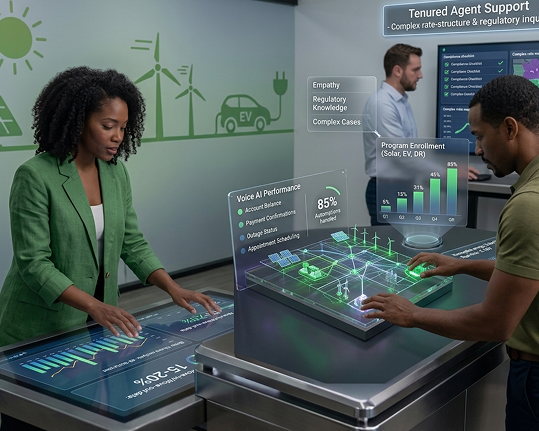 Energy and utilities contact center